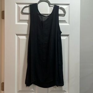 black sheer cover up dress